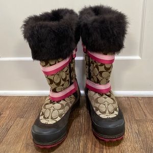 Coach winter/snow boots